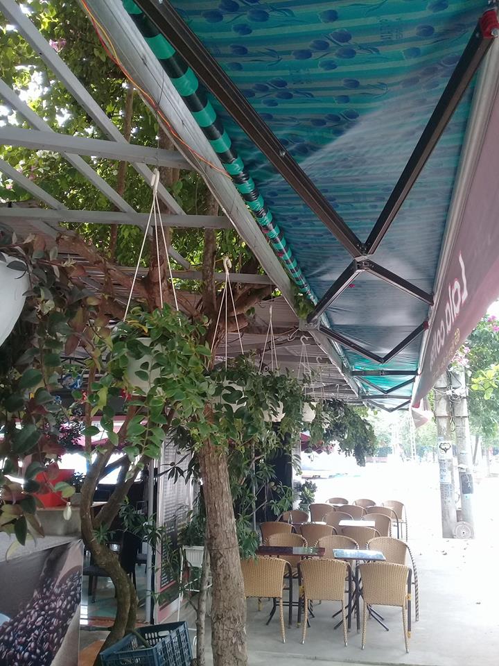 Mái hiên di động tại Huyện Bình Đại cho quán cafe