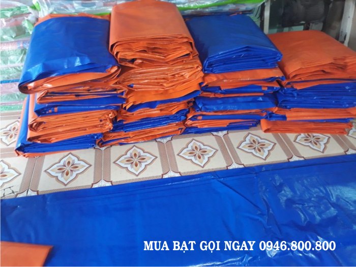 Cung cấp bạt xanh cam may sẵn thành phẩm