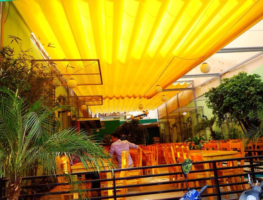 mái xếp di động