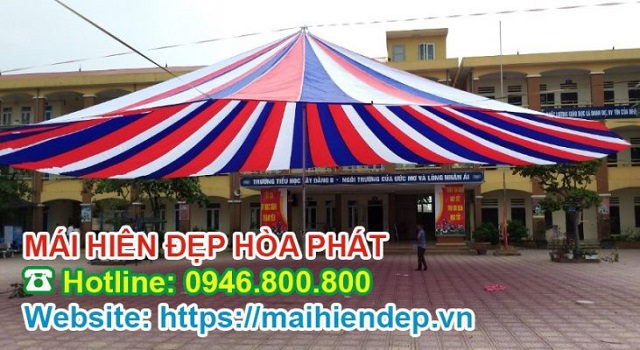 Địa chỉ thi công mái hiên bạt kéo xếp di động che nắng mưa tại thanh hóa giá rẻ nhất