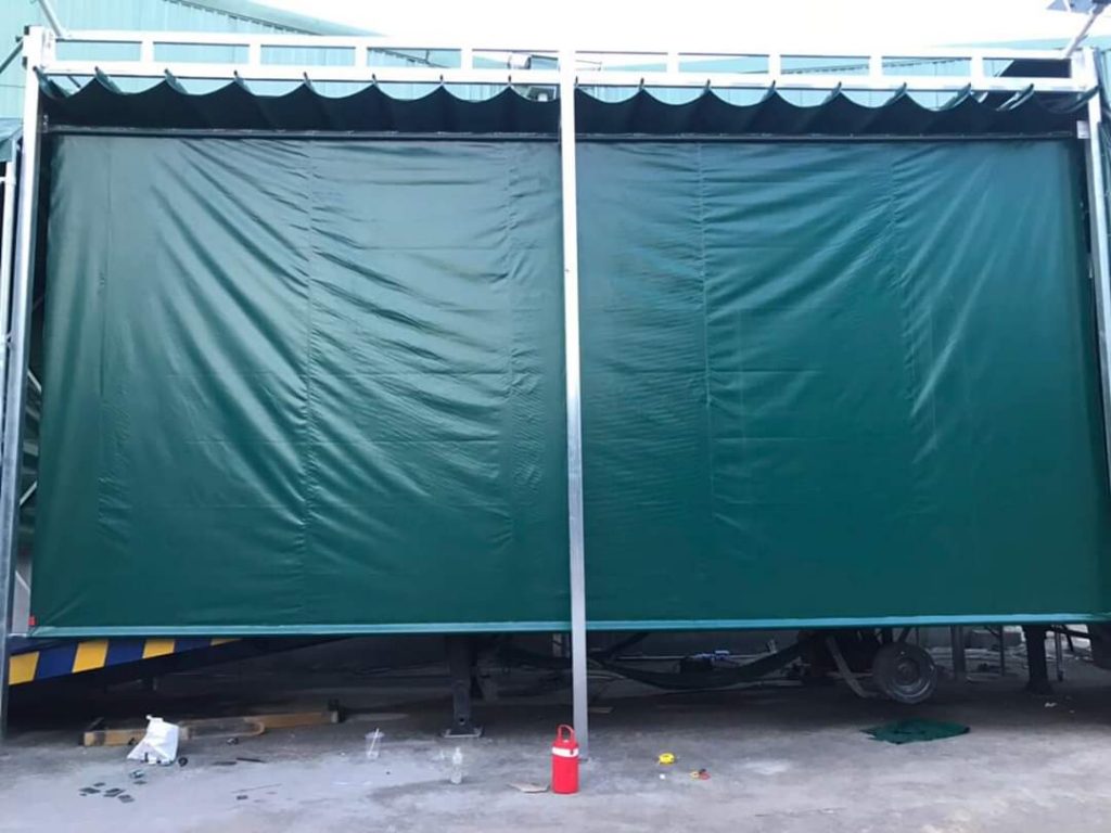 mái bạt che khu công nghiệp