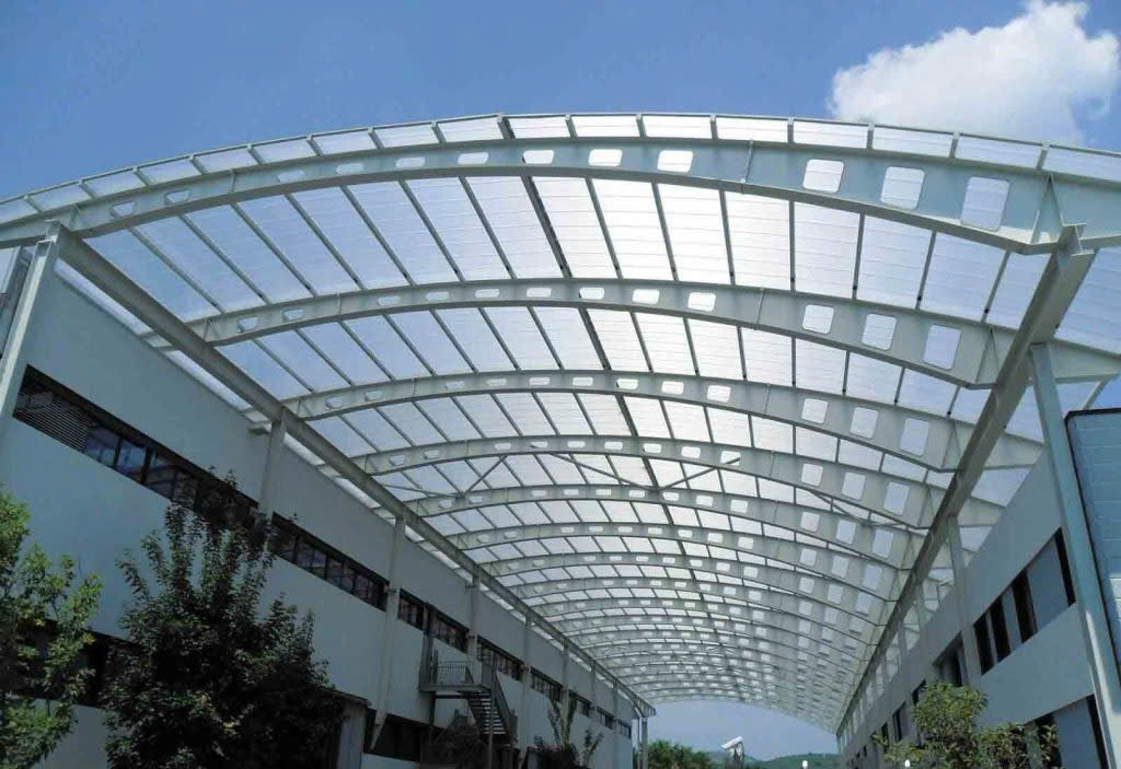 mái che lấy sáng trường học